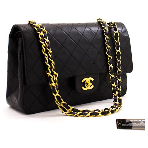 chanel bag black|Chanel black bag price.